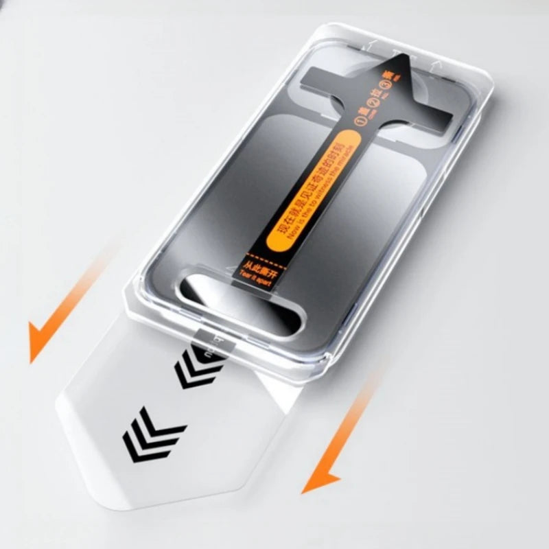 iPhone & Samsung Privacy Anti-Spy Glass Screen Protector with applying kit
