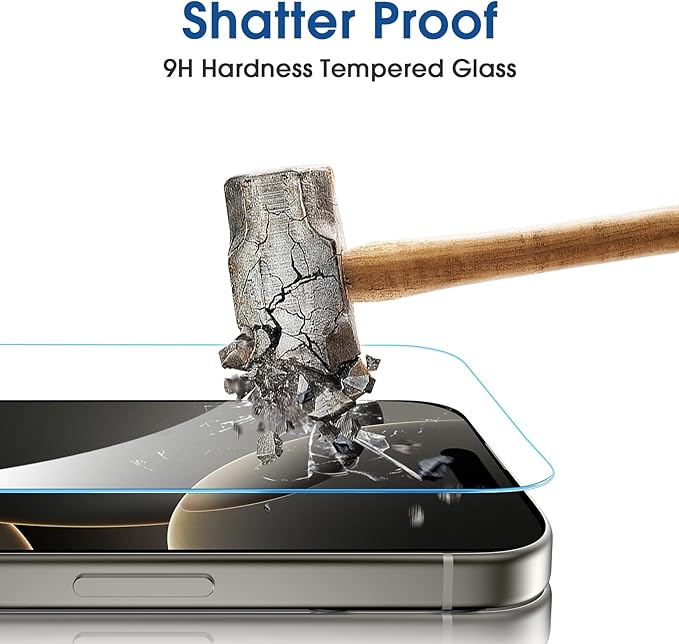 iPhone & Samsung Privacy Anti-Spy Glass Screen Protector with applying kit